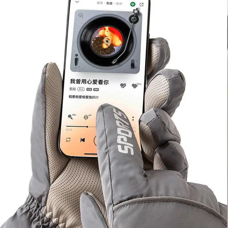 Men’s Winter Waterproof Cycling & Outdoor Sports Gloves