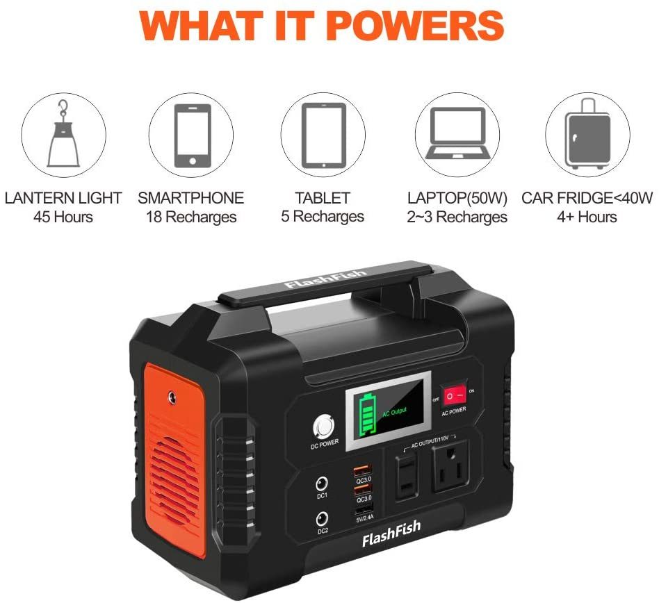 200W Portable Outdoor Power Supply – 40800mAh Generator