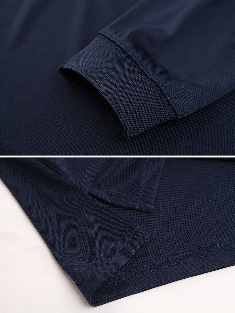 Men’s Long Sleeve Tactical Military Golf Polo Shirt